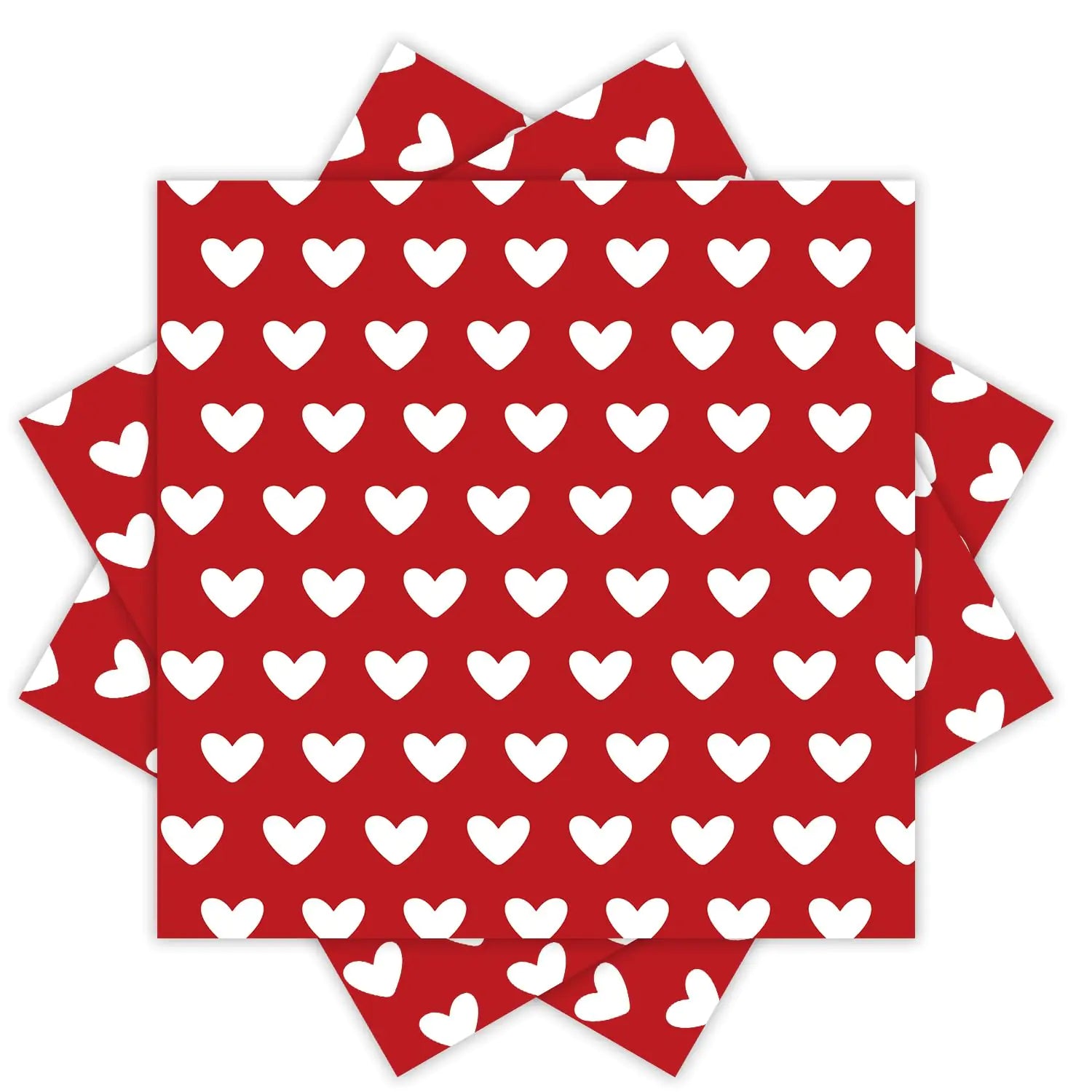 Quera 60 Pack ValentineS Day Be Covered With Love Paper Napkins Red Heart 5 X 5 "Disposable Beverage Napkins Cocktail Party Napkins For ValentineS Day Gifts Wedding Party Decoration Favor Supplies