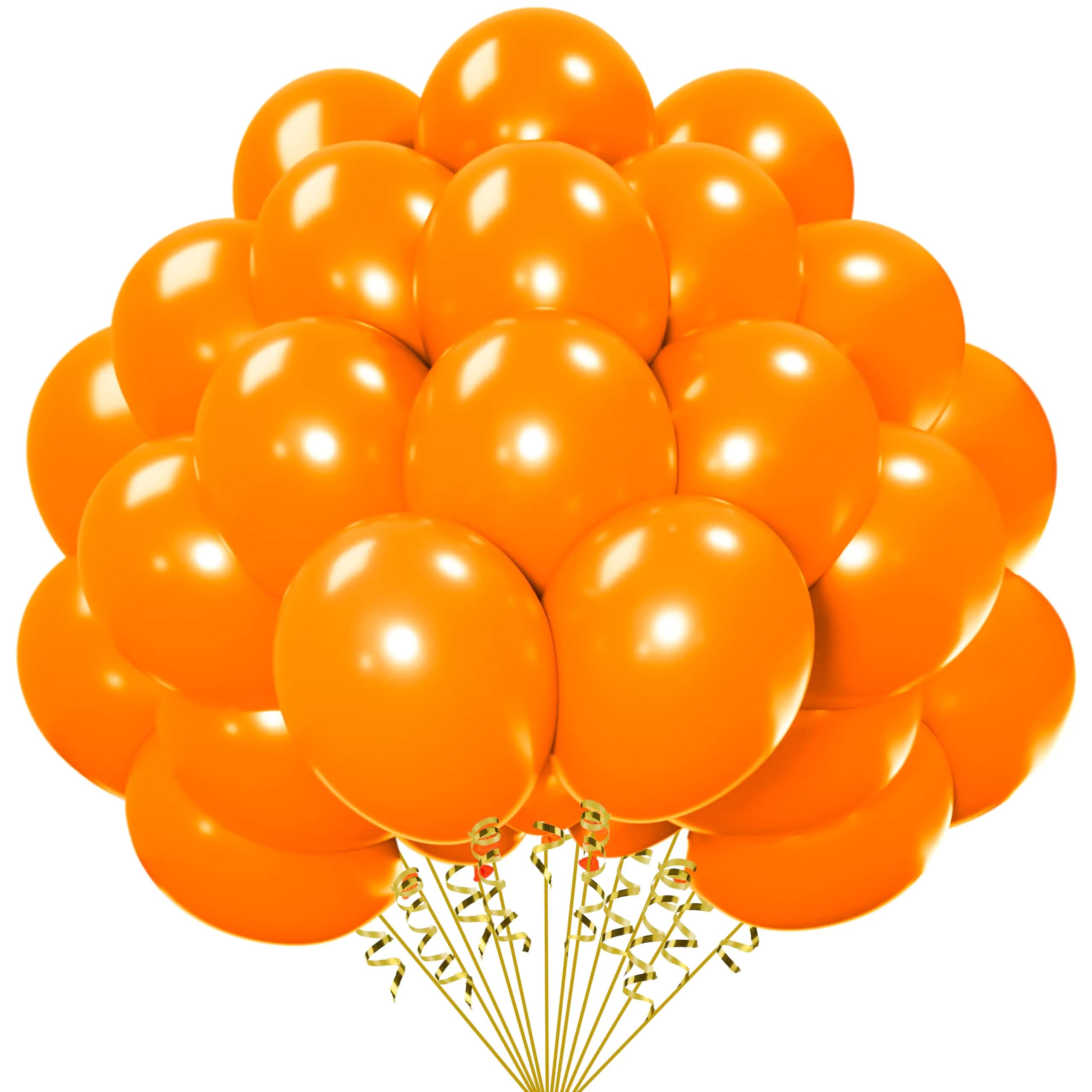 CYTTOKL Orange Latex Balloons 12 inch 200 Pack Matte Helium Balloon for Birthday Wedding Baby Shower Party Decorations